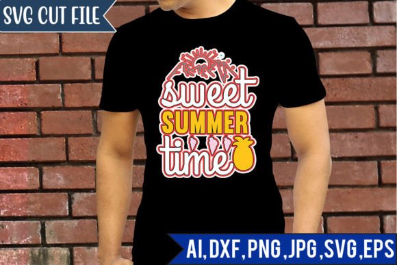 Download Sweet Summer Time Sticker Svg Design - Premium Resources